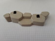 Playmobil base pierre pour barriere cloture ondulée pour zoo et parc animalier