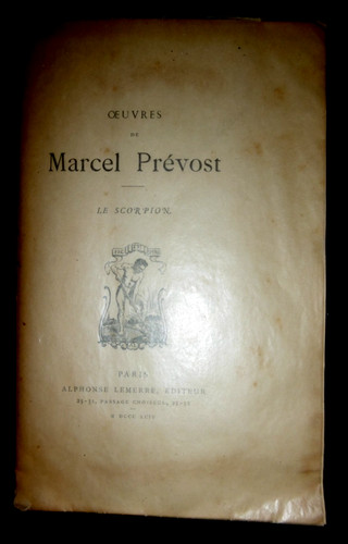 Marcel prevost scorpion 1 - marcel, prevost-le
