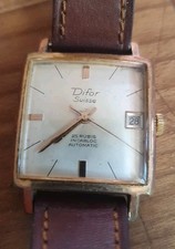 Montre mécanique vintage "Difor Suisse Automatic" 25 Rubis Incabloc