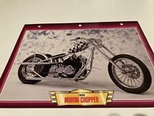 Moto Morini 500 Chopper 1998 fiche carte moto passion collection Atlas