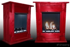 BIO ETHANOL CHEMINEE MODELL MADRID BOIS ROUGE FIREPLACE