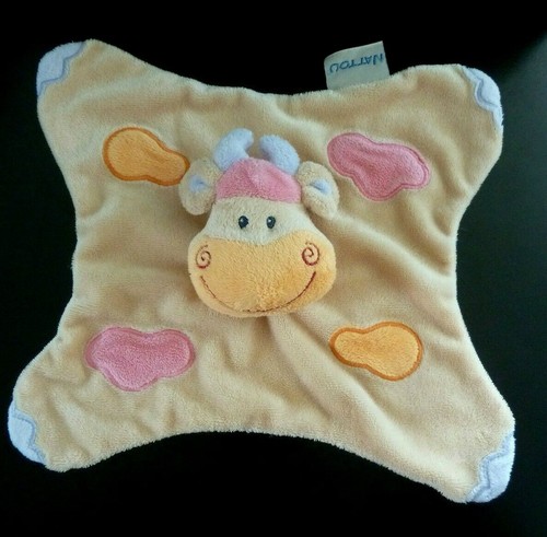 Doudou plat nattou vache - nattou,