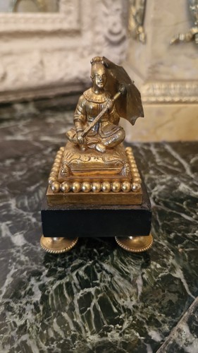 Sculpture bronze figurant - bronze,