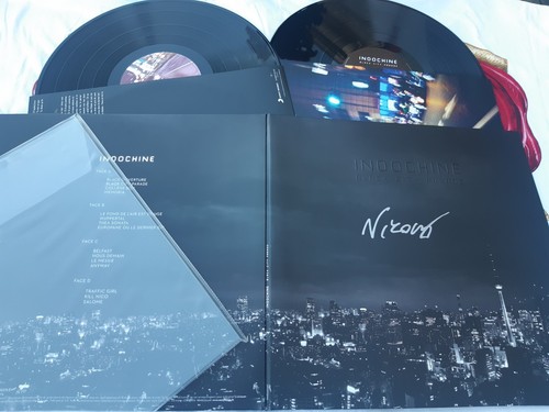 Indochine autographe nicola - autographe, lp