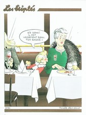 Publicité Advertising 107  1990  les triplès par Nicole Lambert