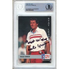 Hale Irwin Signed 1992 Pro Set