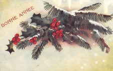 CPA FANTAISIE / BONNE ANNEE /