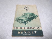 CA282 NOTICE D ENTRETIEN RENAULT 4 CV