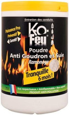 Poudre Ramonage Anti Goudron et Suie 1000cc – Cheminée Poêle Insert Chaudière