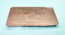 LINGOT CUIVRE 10 TROY OZ