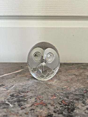 Ancien hibou chouette - hibou, cristal