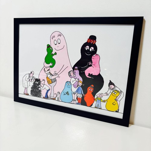 Framed poster barbapapa - framed,