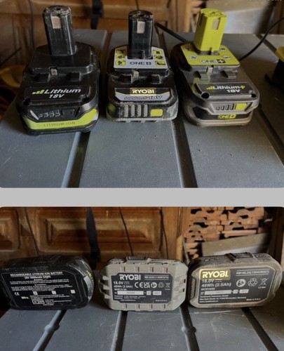 Ryobi one lot - ryobi, batteries
