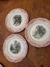 3 assiettes parlantes Digoin