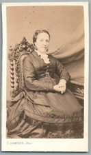CDV 1870 Femme en Robe Second