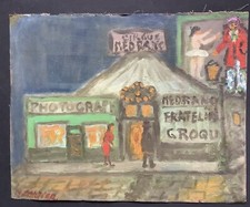 Tableau Ancien Peinture Huile