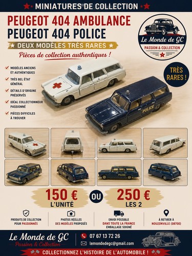 Majorette peugeot 404 - peugeot,