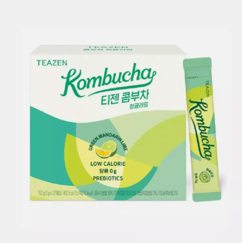 Teazen kombucha green mandarin - kombucha,