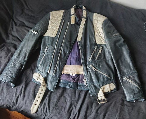 Blouson veste moto cuir - blouson,