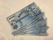 LOT X4 BILLET DE 5.000