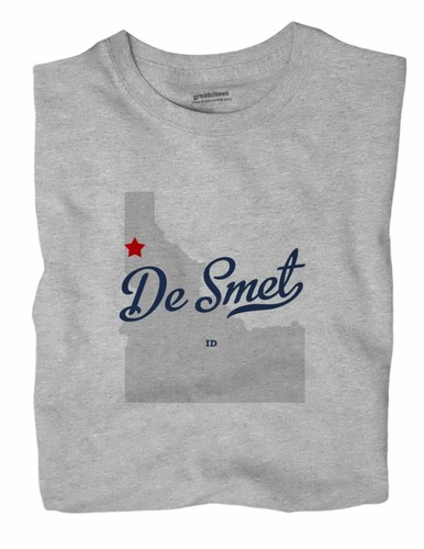 Smet idaho shirt map - de,