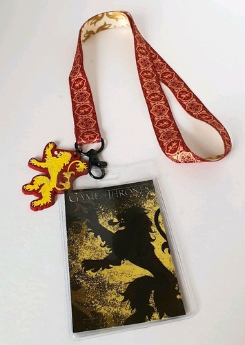 Game thrones lanyard with - of,