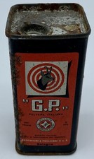 Boîte en Étain , Poudre À Pour Chasse G.P.Poudre Italienne 100 Gr Vide