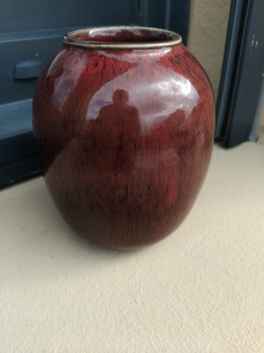 Vase sang bœuf céramiste - bœuf,