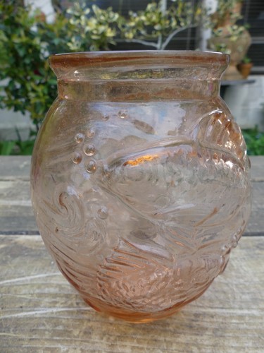 Vase art déco verre - art, moulé