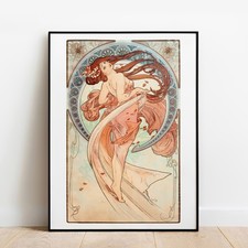 Affiche D'Art Mucha Dance