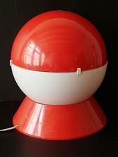 IMPORTANTE LAMPE A POSER BOULE PLASTIQUE 1970 SPACE AGE POKEMON VINTAGE 70s