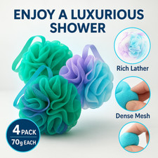 Loofah Shower Sponge 4 Pack