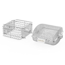 2 Panier à Barbecue en Acier Inoxydable pour Tournebroche Panier Grille pour ...
