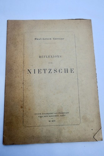 Nietzsche friedrich garnier - nietzsche,