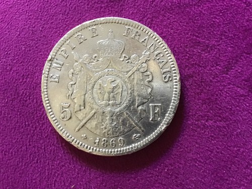 Francs 1869 strasbourg - 1869,