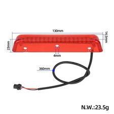 Feu arrière scooter