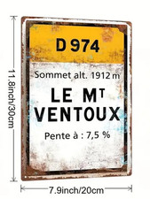 Plaque Murale Métal "LE MONT