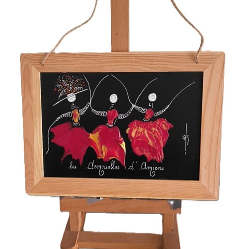 Peinture femmes abstrait - femmes, abstrait-