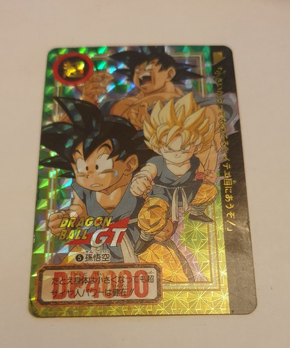 Carte dragon ball - z, reverse