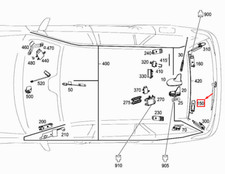 MERCEDES-BENZ E W212 Top Left
