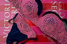 Victoria Secret Bra Panty Blue