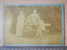 UG042 grande CDV - famille banc jardin Studio inconnu
