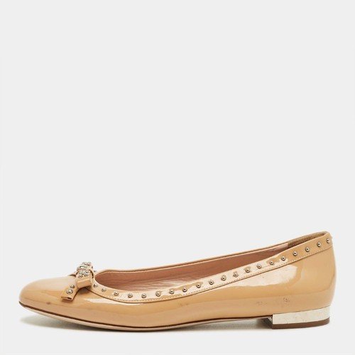 Ballerines miu - beige, en