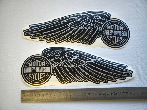Harley davidson black wings - black,