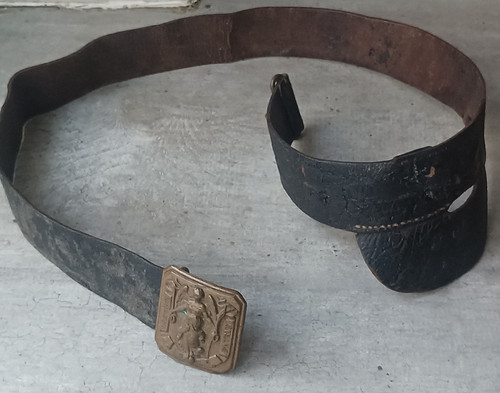 Ceinturon cuir officier - en,