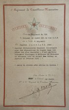 DIPLÔME 6 RÉGIMENT