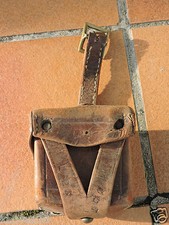 Cartouchière cuir ancienne