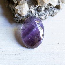 Cabochon AMÉTHYSTE 25*18mm Pierre roulée naturelle Minéraux Énergie