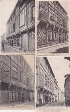 Lot 4 cartes postales
