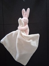 Doudou carré mouchoir blanc